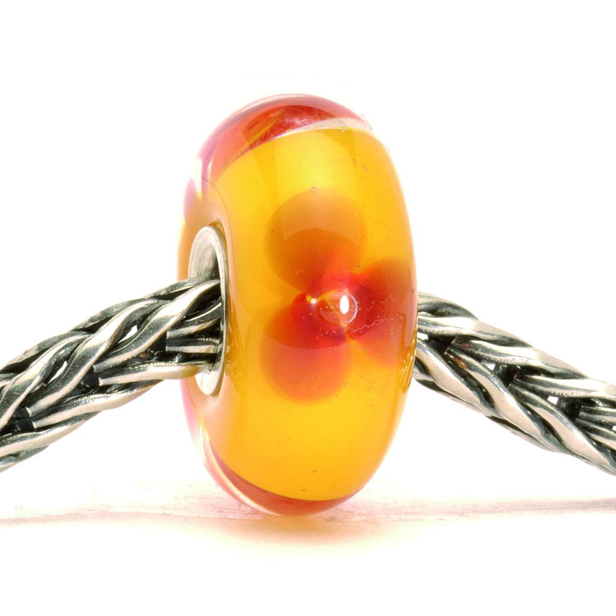 Trollbeads 61308 Rode bloem