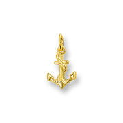 Huiscollectie 4002156 Golden charm anchor small