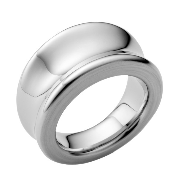 dkny silver ring