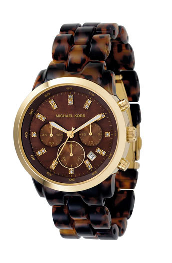 rose gold mk watches for women