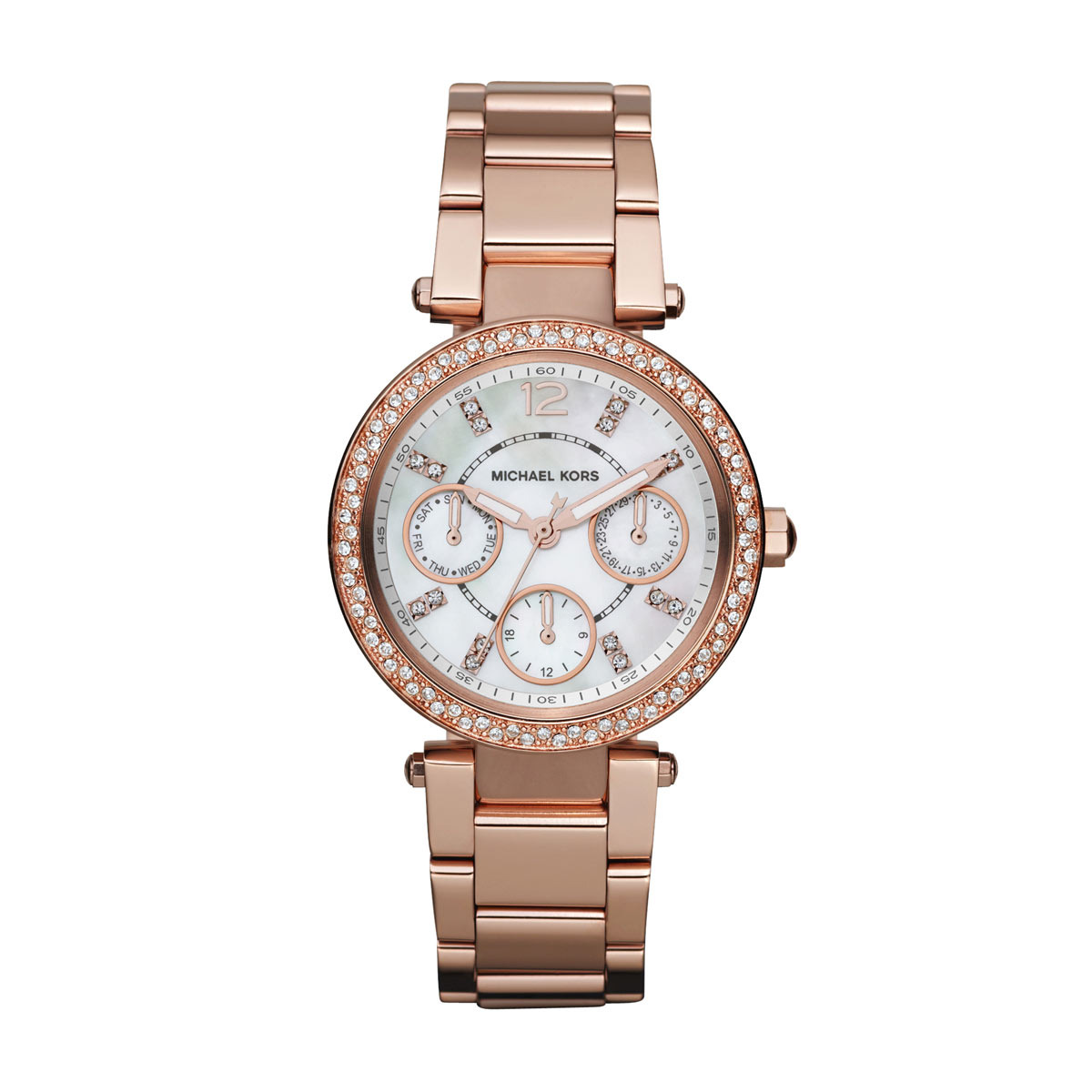 michael kors watch gold plated