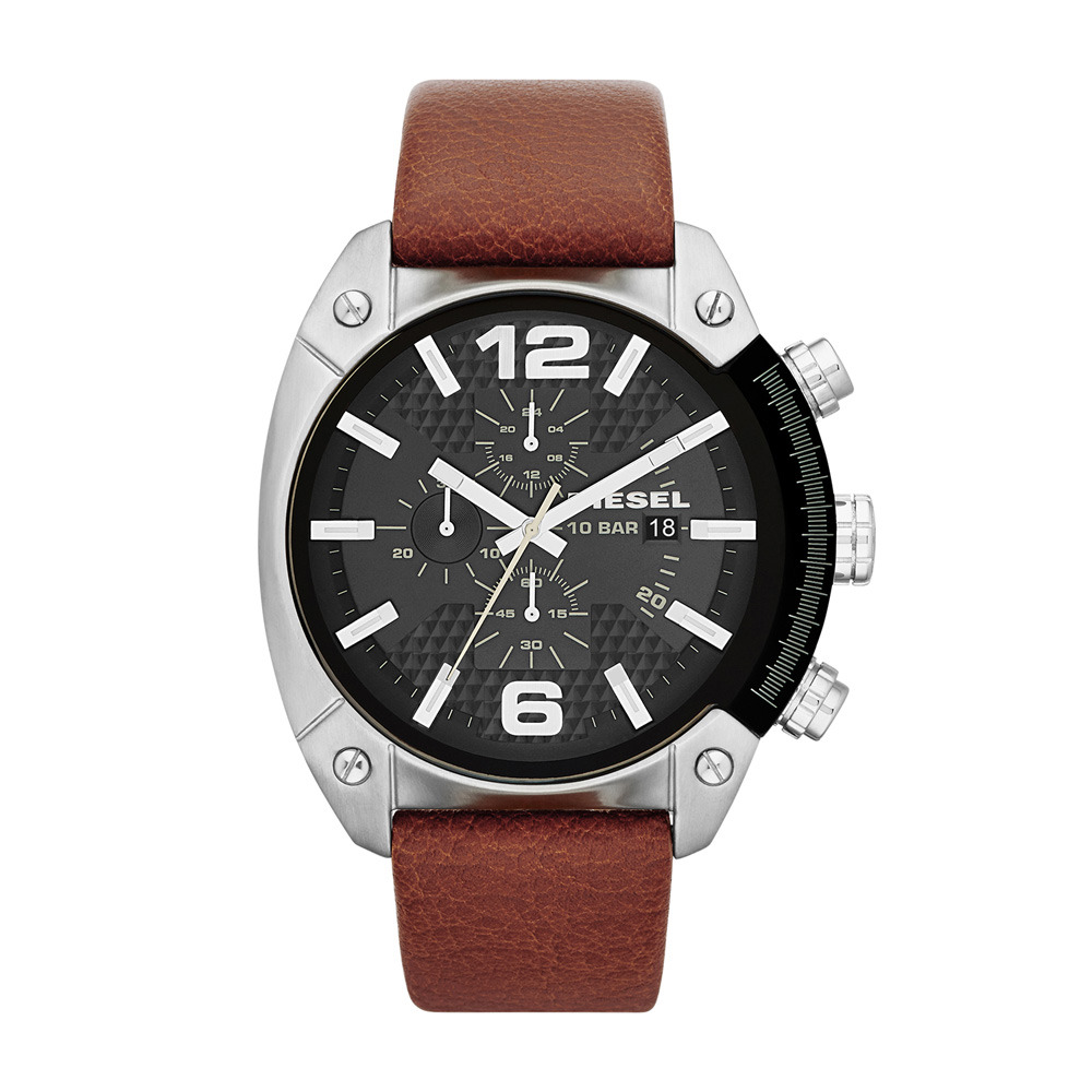 diesel 10 bar watch leather strap