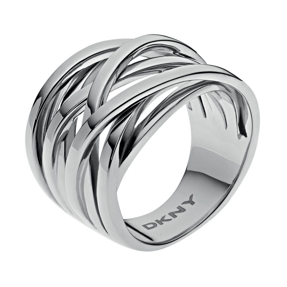 dkny silver ring