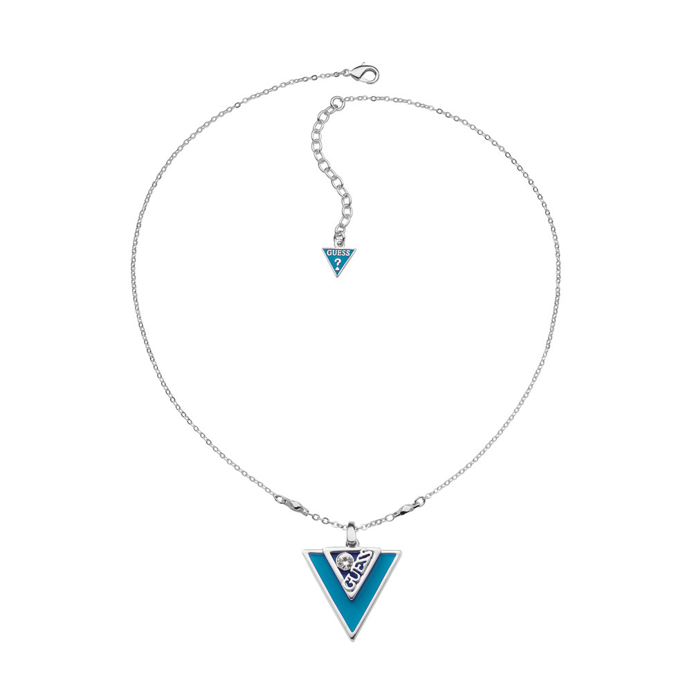 guess triangle necklace