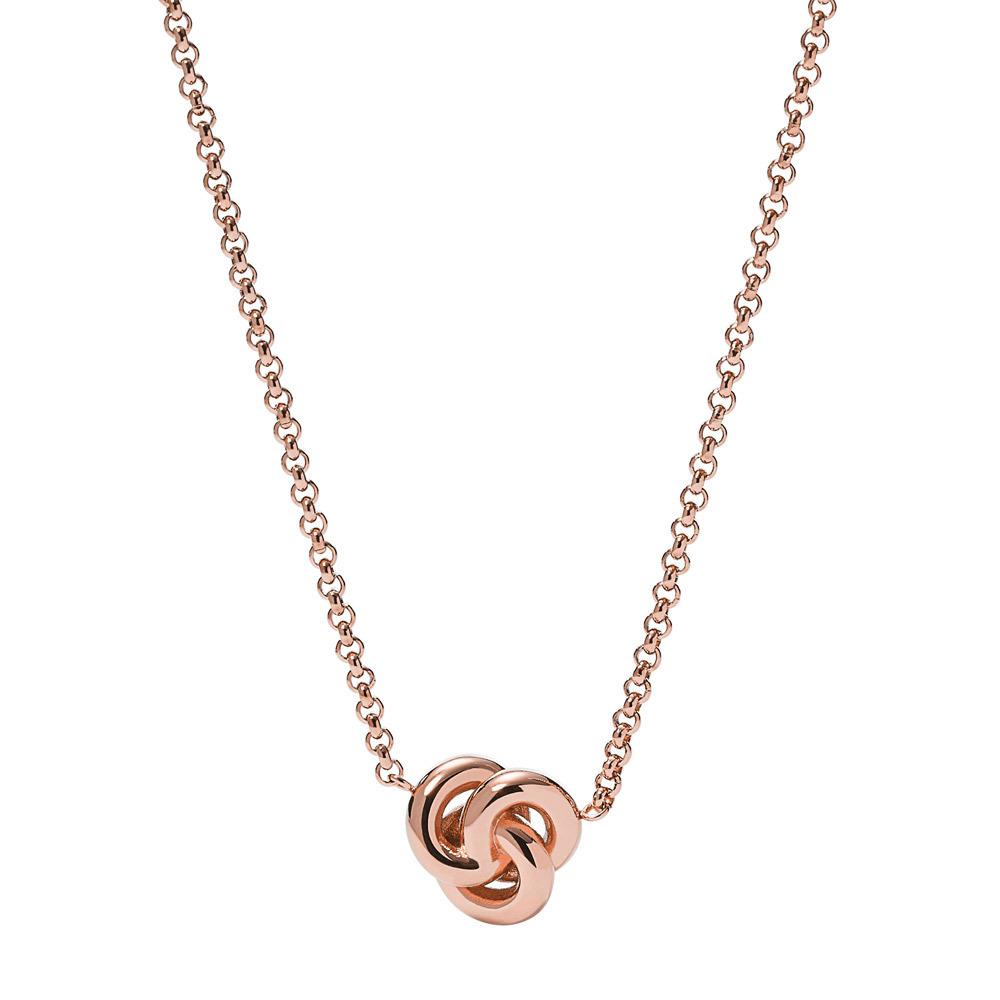 Fossil JF01906791 Vintage Iconic necklace rosegold plated