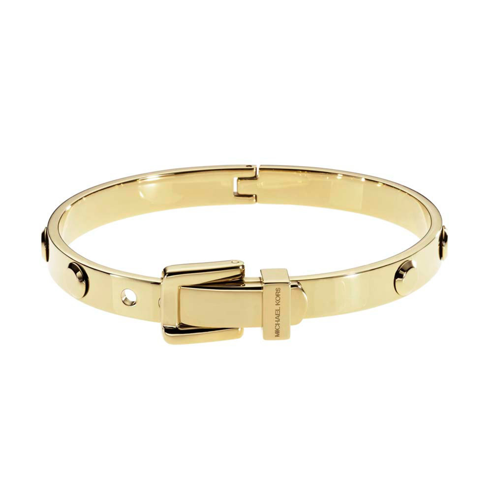 michael kors gold studded bracelet