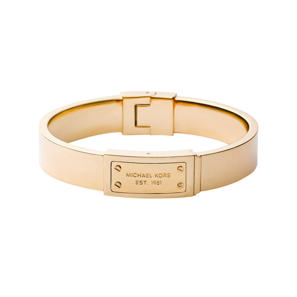 michael kors est 1981 gold bracelet