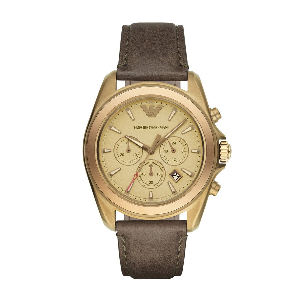 armani khaki watch