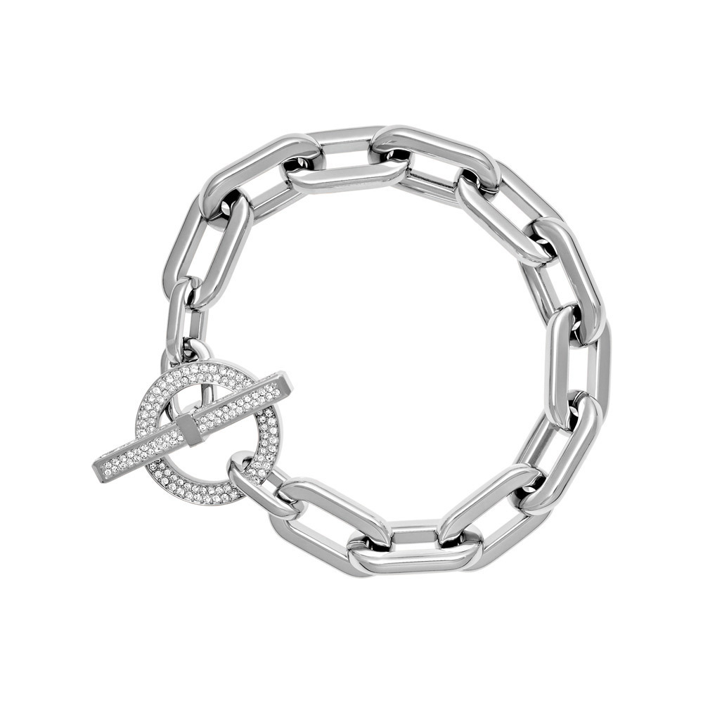 michael kors silver chain bracelet