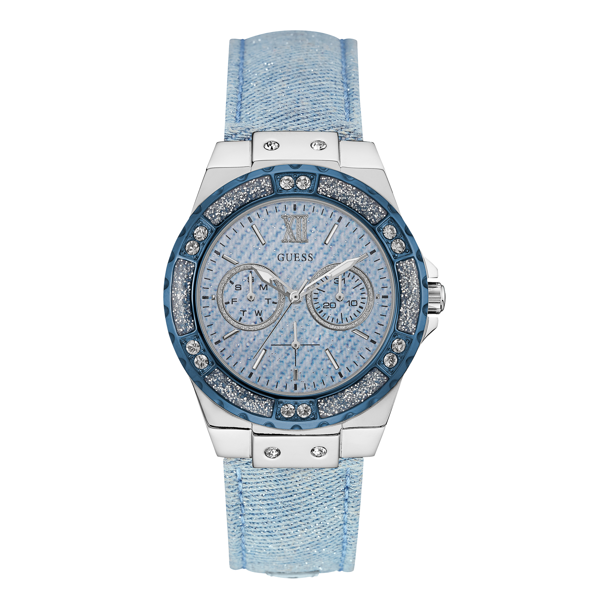 guess denim watch