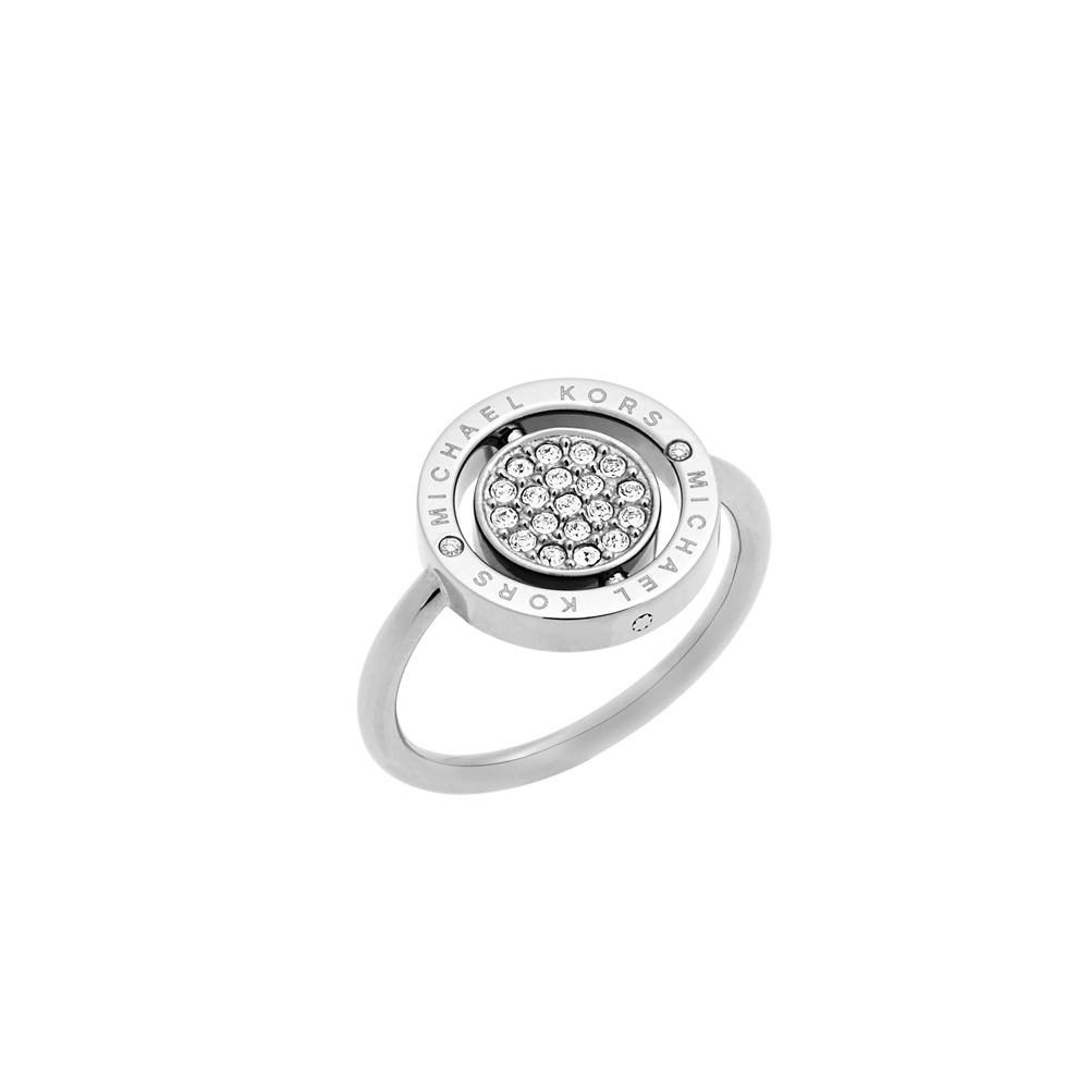 michael kors ring brilliance silver