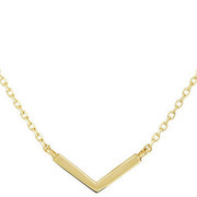 Huiscollectie 4018668 yellow gold necklace with pendant