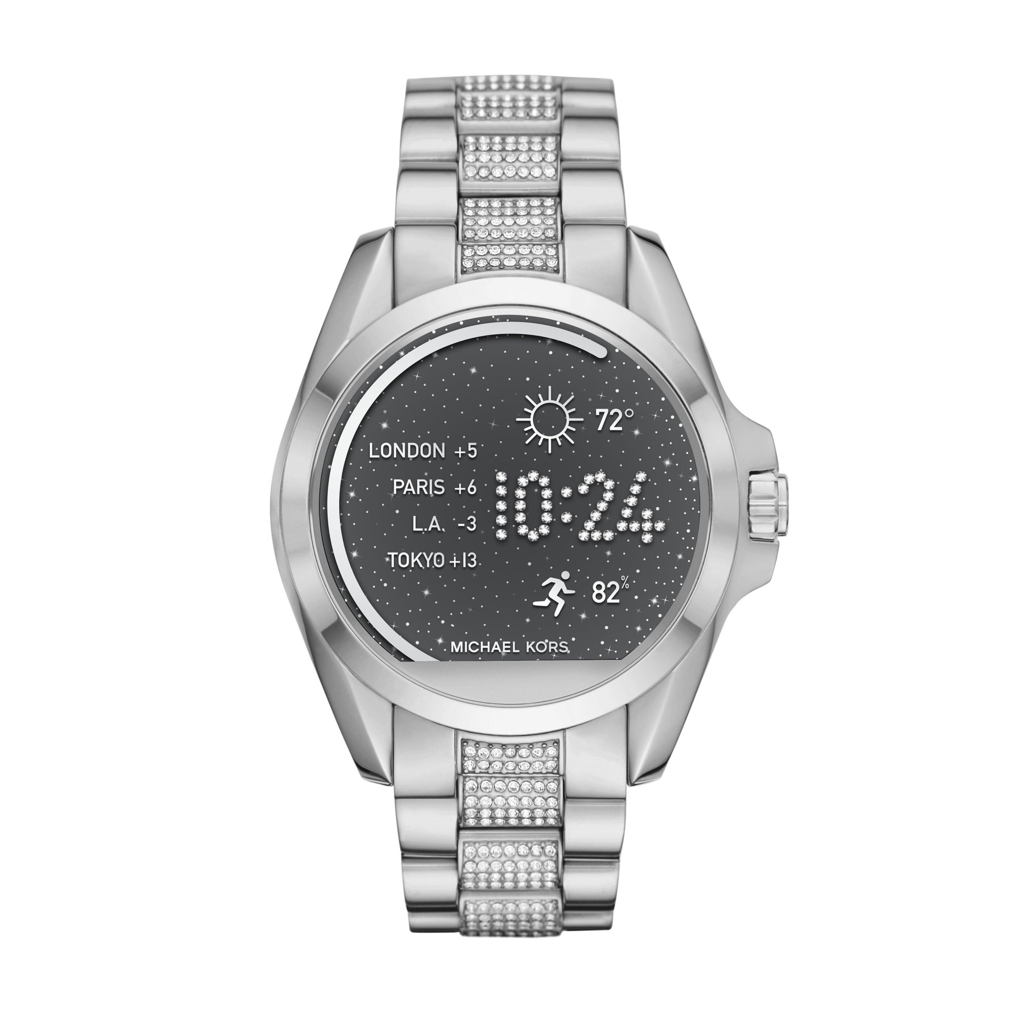 Mk smart watch silver best sale