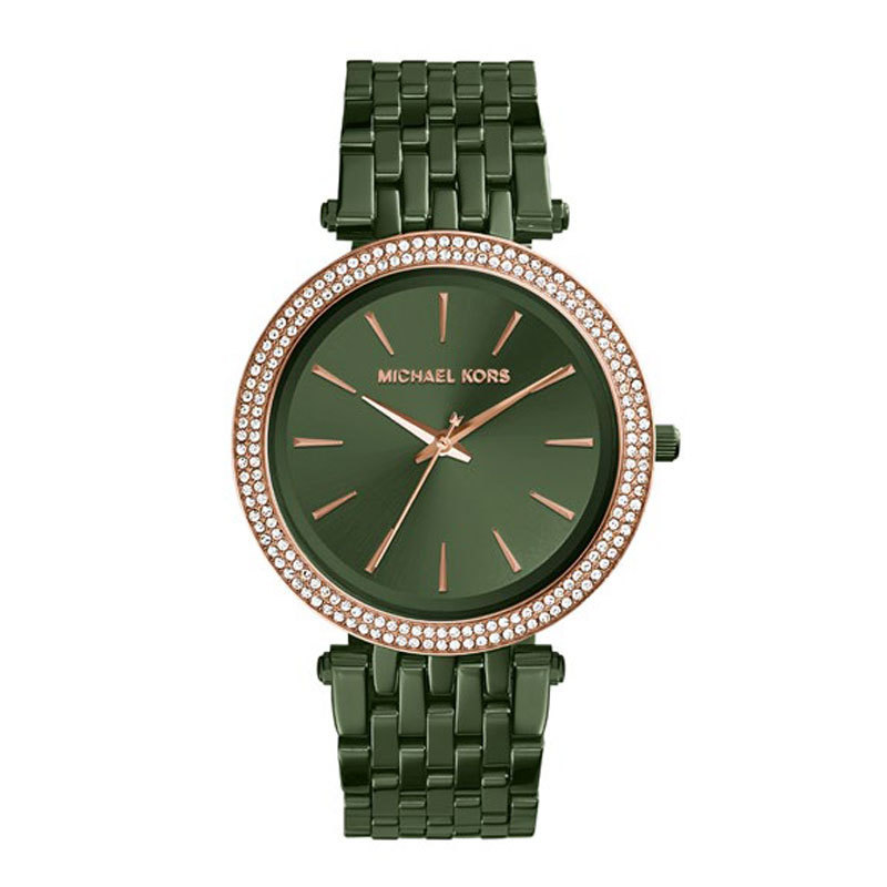 michael kors olive watch