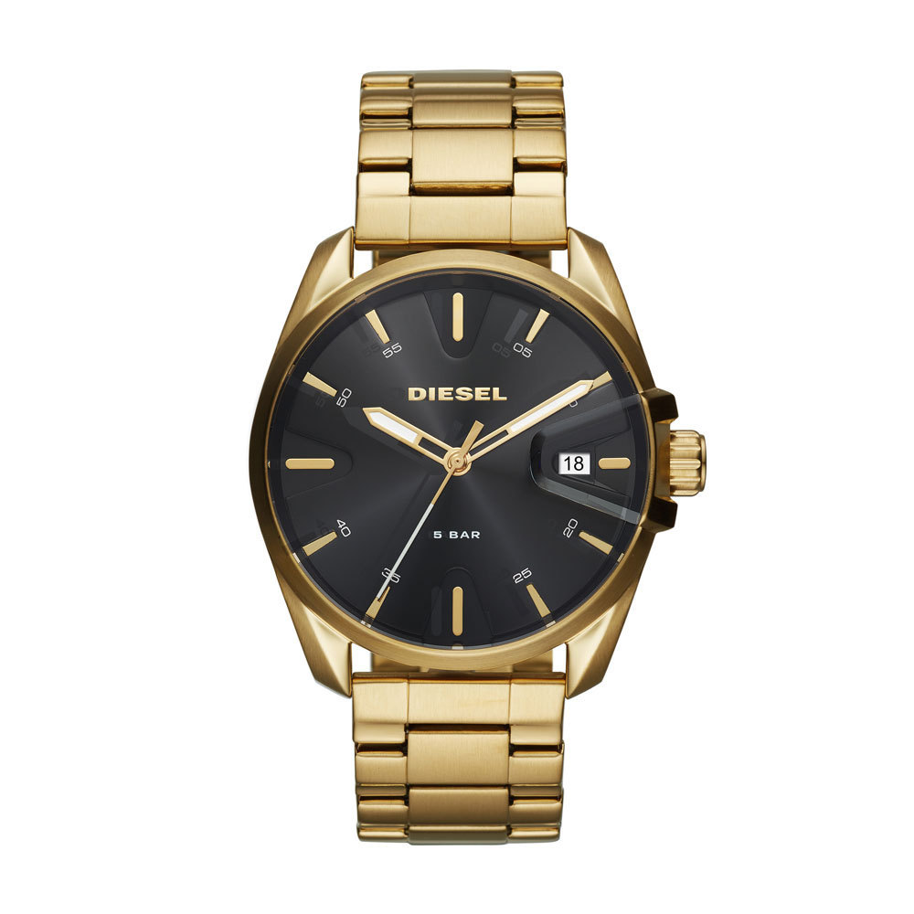 diesel 5 bar gold watch price