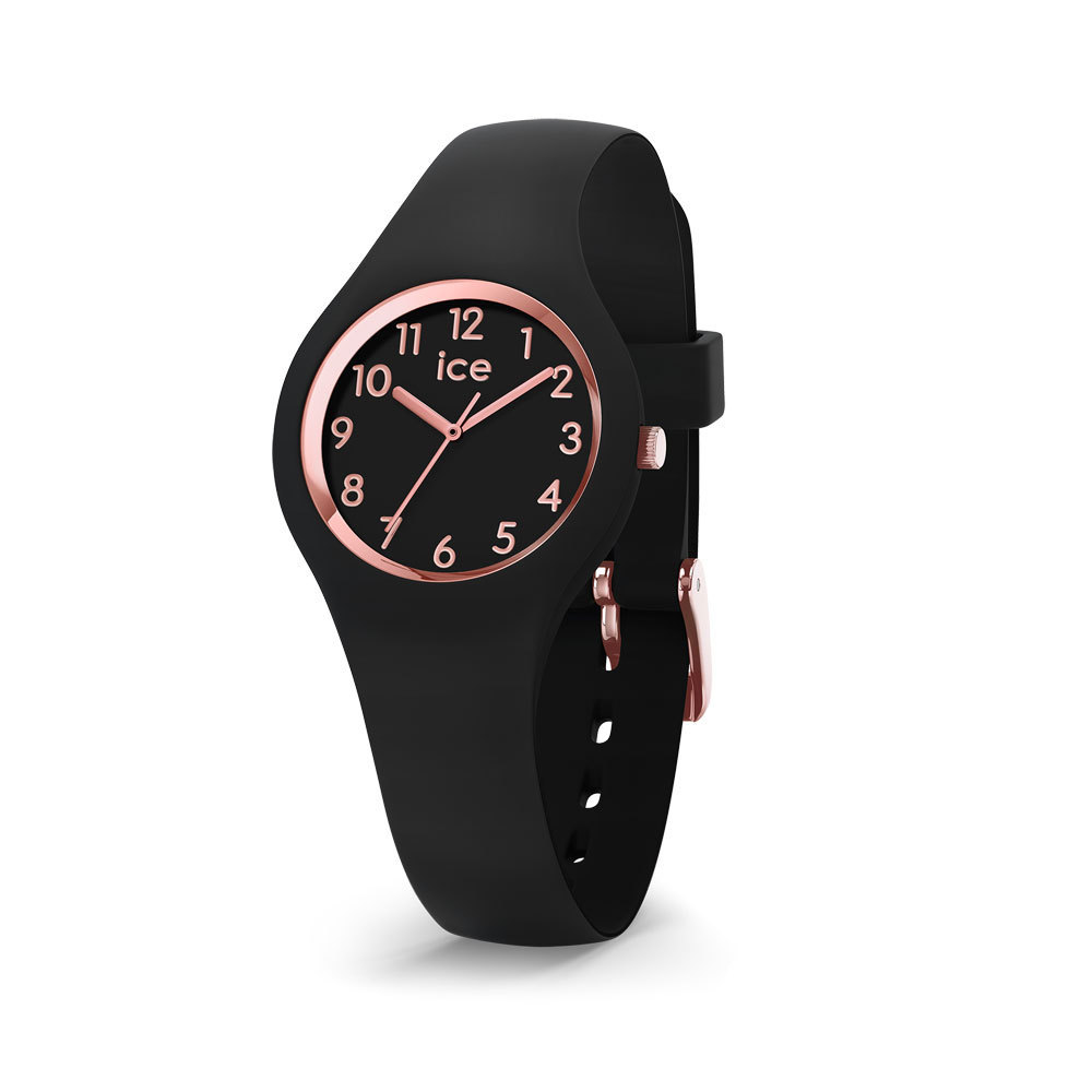 Ice-Watch IW015344 Ice-Glam Black Rose-Gold Numbers Extra small 28 mm watch