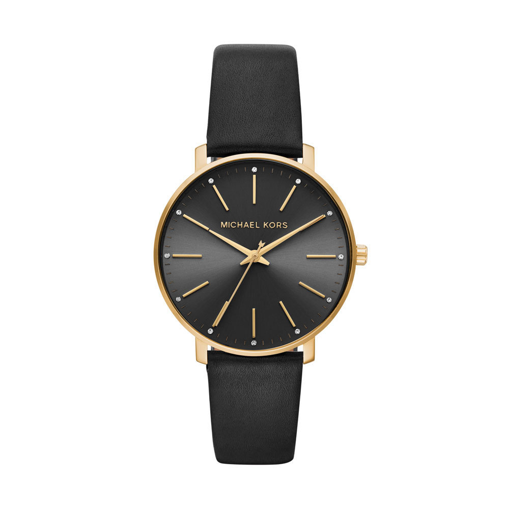 Michael kors zwart discount horloge