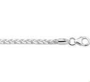 House collection 1013375 Silver Chain Foxtail 3.0 mm x 42 cm