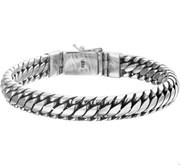 Home Collection Bracelet Silver 10 mm 19 cm