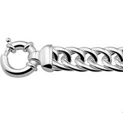 House collection Bracelet Silver Gourmet 10 mm 19 cm