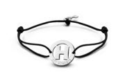 Key Moments 8KM-A00008 Bracelet H-Key textile-steel black-silver