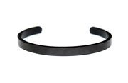 Key Moments 8KM-BM0011 Bangle with text strength comes from within one-size black