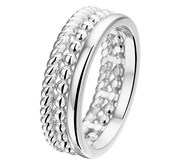 Home Collection Ring Silver Rhodium Plated