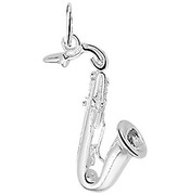 Home Collection Pendant Silver Saxophone