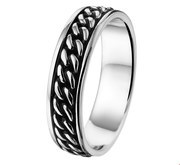 Home Collection Ring Oxi Silver Oxidized