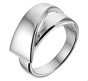 Home Collection Ring Silver Rhodium Plated