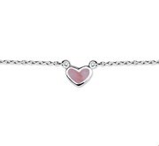 House collection 1018708 Silver Necklace Heart 36 - 38 cm