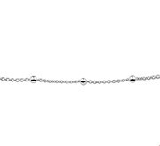 House Collection 1013379 Silver Chain Jasseron And Balls 3.0 mm x 42 cm