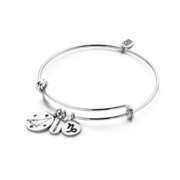 CO88 Collection Zodiac 8CB 90267 Steel Bracelet with Pendants - Constellation Capricorn - One-size - Silver colored