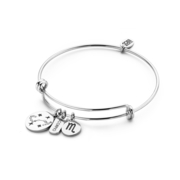 CO88 Collection Zodiac 8CB 90277 Steel Bracelet with Pendants - Constellation Scorpio - One-size - Silver