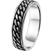 Home Collection Ring Oxi Silver Oxidized