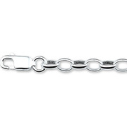 House collection Bracelet Silver Jasseron 3.7 mm 13 cm