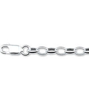 House collection Bracelet Silver Jasseron 3.7 mm 17 cm