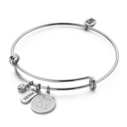 CO88 Collection Zodiac 8CB 90424 Steel bracelet - Zodiac sign Pisces - Silver