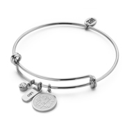 CO88 Collection Zodiac 8CB 90429 Steel bracelet - Zodiac sign Leo - Silver