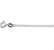 House collection 1018115 Silver Chain Jasseron 2.0 mm x 50 cm long