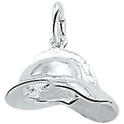 Home Collection Pendant Silver Fireman's Helmet