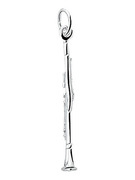 Home Collection Pendant Silver Clarinet