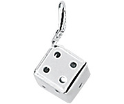 Home Collection Pendant Silver Dice