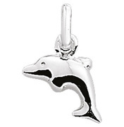 House collection Pendant Silver Dolphin