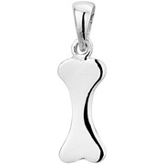 Home Collection Pendant Silver Dog Bone