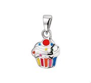 Home Collection Pendant Silver Cupcake