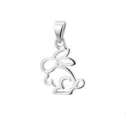 Home Collection Pendant Silver Rabbit