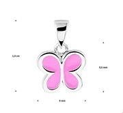 Home Collection Pendant Silver Butterfly