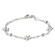 House collection Bracelet Silver Flower 1.8 mm 11 - 13 cm