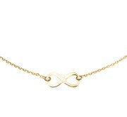 House collection 2100567 Necklace Yellow gold Infinity 1.4 mm x 41+4 cm long